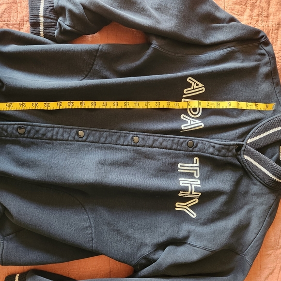 Vintage Black and White Streetware Jacket from Japan - Picture 6 of 11